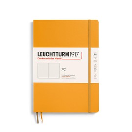 LEUCHTTURM1917 365634 Notebook Composition (B5), Soft Cover, 123 Numbered Pages, Rising Sun, Dotted