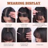 Fleco Postizo Para Mujer Flequillos Postizos Clip De Flequillo Natural