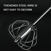 AIMALL Semi-Automatic Stainless Steel Whisk, Hand Push Egg Beater and