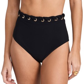 WODECASA Women's High Waisted Bikini Bottom Ruched Tummy Control Swimsuit Bottoms Full Coverage Bathing Suit Briefs