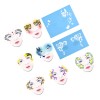 Unbranded 7styles/set Face Makeup Template Durable Stencil Kit for Creative