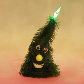 Electric Christmas Tree Hat Swing Music Dancing Santa Hat Toy Christmas Ornaments Christmas Hat Light Up Electric Toys Xmas Party Headwear for Christmas New Year Festival