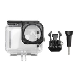 40m Waterproof Housing Case for HERO 10/9 Max Lens Mod Wide Angle Lens Action Camera Black