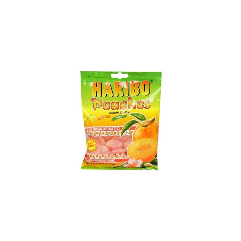 Haribo Gummies - Peaches - 5 oz - 3 Pack