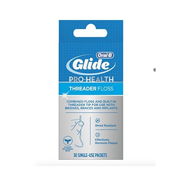 Oral-B Glide Threader Floss (Pack of 4)