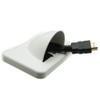 Brush Style Cable Pass-Through Wall Plate Insert with half-moon cover,