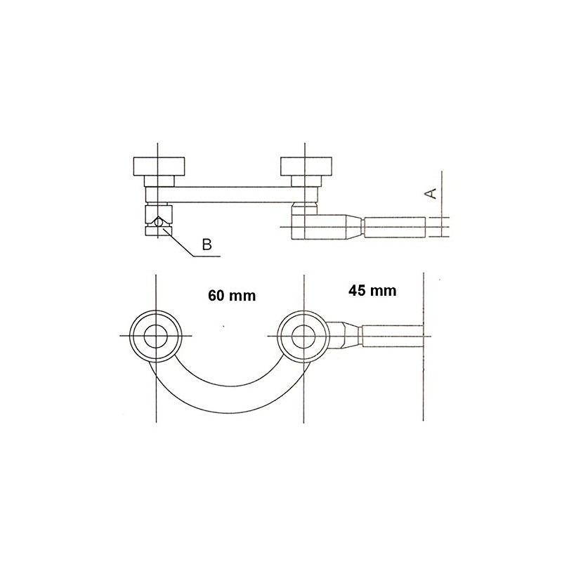 CNC QUALITÄT Clamping bracket for dial gauge