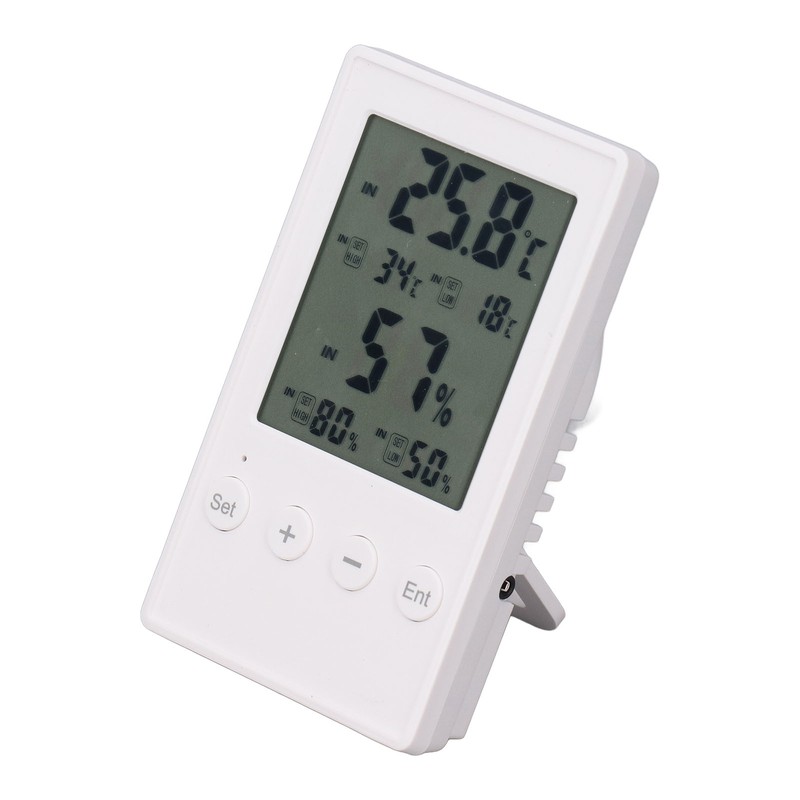 Humidity and Temperature Monitor Multifunctional Digital Hygrometer Thermometer with Probe