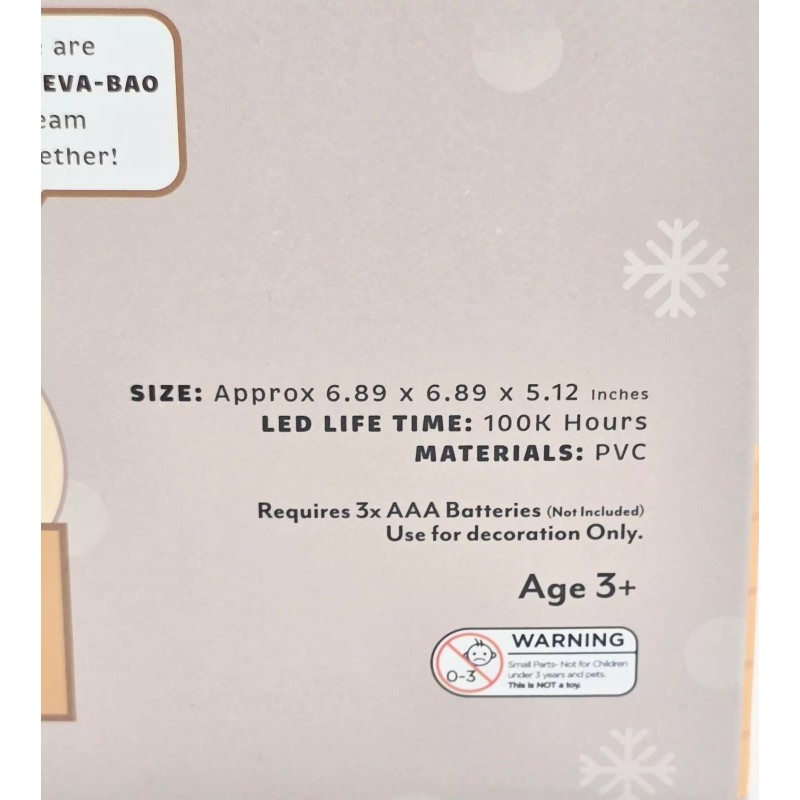 MimiCoco 4 Bao's in a Steamer Warm White LED Moodlight