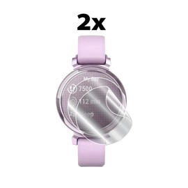 IPG for Garmin Lily 2 Smartwatch Hydrogel Screen Protector (2 Units) Invisible HD Clear Film Anti Scratch Guard-Smooth/Self-Healing/Bubble for Lily2
