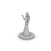 Human Female Wizard with Raven Dress Tabletop DND Gaming Miniature