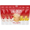 Live Crispy Fruit Chips - Pineapple-Powered Snack Packed with 100%