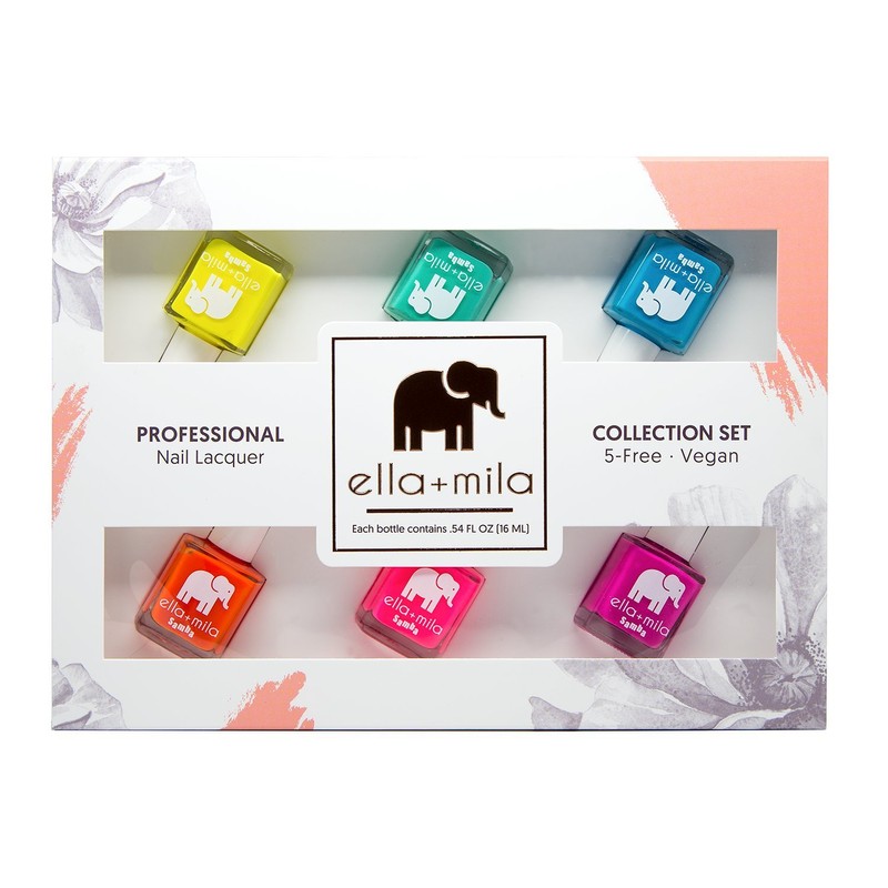 ella+mila Nail Polish, Samba Collection - (6-Pack)
