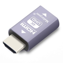 Hdmi Edid Emulator Passthrough 3rd Generrtion Aluminum fit Headlesskeep The EDID of The Monitor Active Switches and Extenders 3840x2160@59Hz