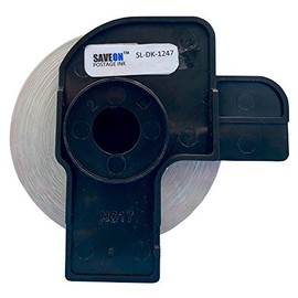 Save On Postage Ink Pitney Bowes SL-DK-1247 Desktop SendKit / QL1100 Shipping Labels 1 roll of 180 Individually Die Cut Labels Compatible for QL-1100 (HS9E, 1E43, 1E44) Brother Printers | Made in USA