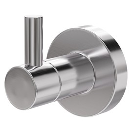 Amig - Gorliz-5 Towel Hook with Screws Included 46 x 55 x 52 mm Stainless Steel and Zamak Silver Shiny Chrome-Plated