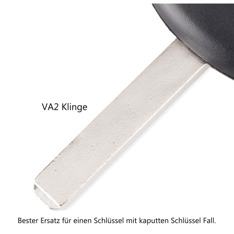 HooRLZ Key Shell for Renault Clio Modus Twingo Kangoo Key,