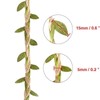 33 feet Natural Twine Green Leaf Jute 3ply 2MM Rope