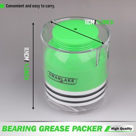 SWANLAKE Hand Bearing Packer,Wheel Bearing Packer Tool,Portable Bearing Packer,