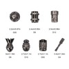 UDIXI Metal DND Dice Set Polyhedral 7-Die Bomb-Shaped Metal D&D