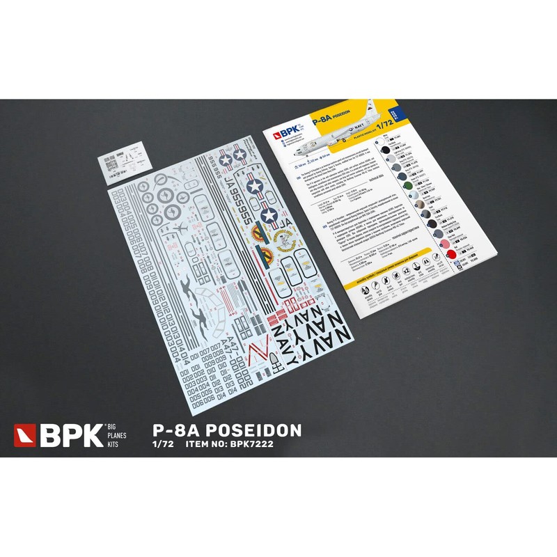 BPK 7222-1/72 - Poseidon P-8A Scale Model kit
