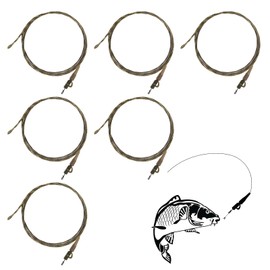BELIHOME 6PCS Karpfen Zubehör, Angelzubehör Karpfen Angeln Haar Rigs Helicopter Rigs Safety Lead Clip Rig Vorfach, Wechselwirbel Clips zum Karpfenangeln Leadclip für Karpfenanfänger