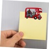 Ipetboom Cute Bus Shaped Refrigerator Magnet Creative Resin Fridge Decor