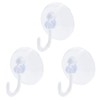 Kyuionty 30 Pack Suction Cup Hooks, 30mm Clear Plastic Suction