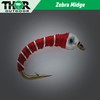 Thor Outdoor Zebra Midge Nymph Fly Fishing Set - 18