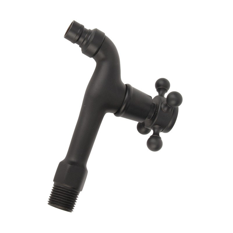 G1/2in Wall‑in Antique Brass Faucet Washing Machine Single Cold Water