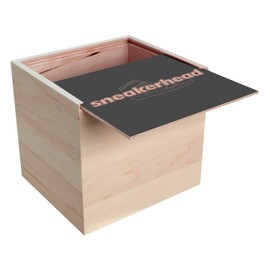 Fabulous Wooden Box - Blonded Sneakerhead Peach Collection Shoes Hobby Kicks Streetwear Fashion Lifestyle (10 x 10 x 10 cm)