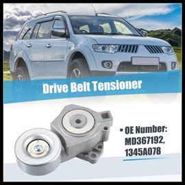 Hihaha Belt Tensioner Pulley Assembly for Mitsubishi Montero 2001-2006 3.5L 3.8L V6 6G74 6G75 Serpentine Tensioner MD367192 Durable Material