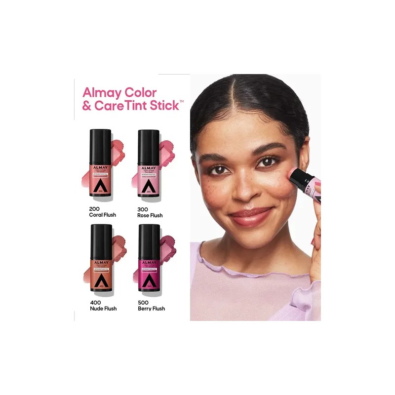 Almay Tint Stick Multifuncional Rostro Ojos Labios Nude Flush