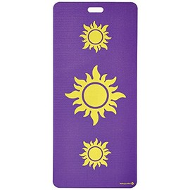 MERRITHEW Kids Yoga and Exercise Mat, Triple Sundog (Purple) 0.15 inch / 4 mm