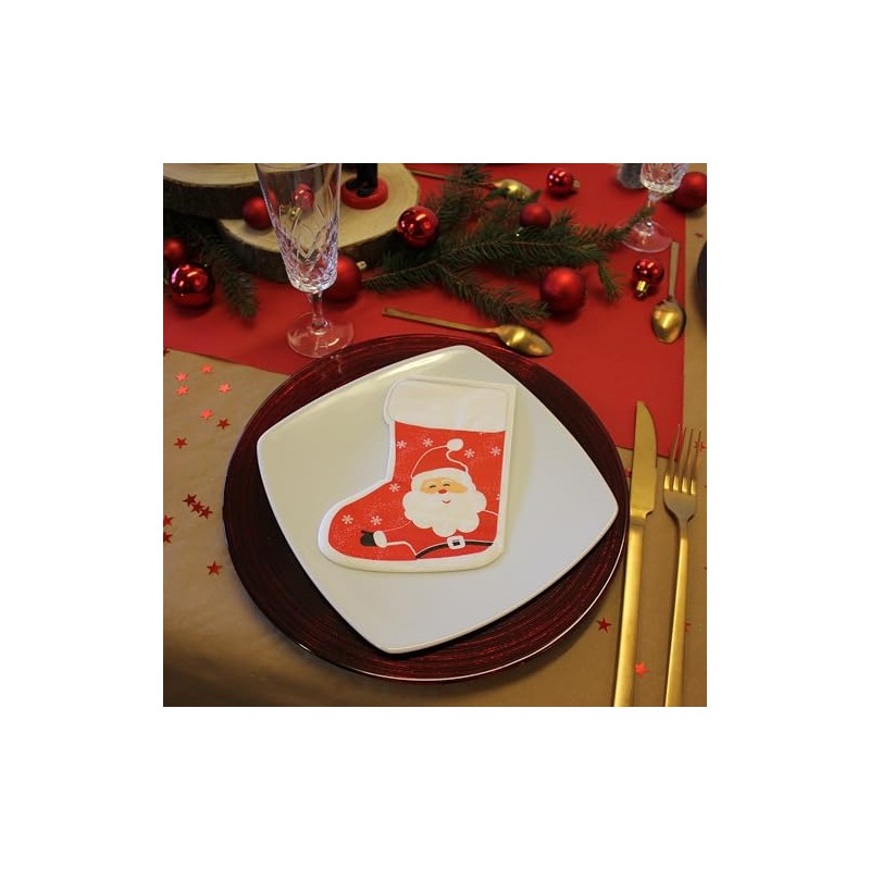 20 Boot Shaped Napkins