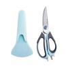 Multi-Purpose Kitchen Scissors - Stainless Steel Shears with Comfortable Grip,