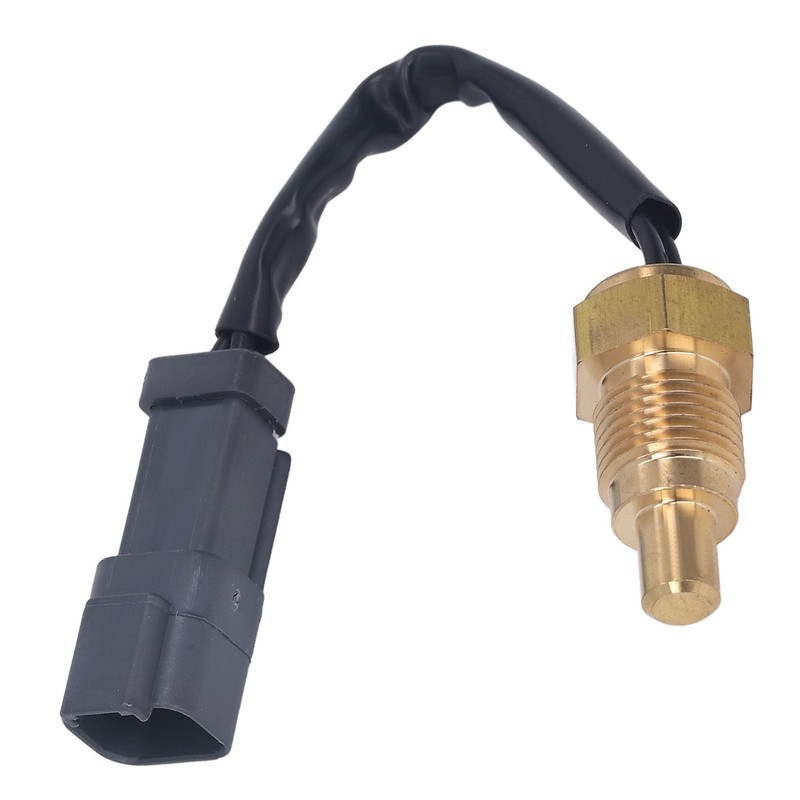 2Pin Excavator Water Temperature Sensor Brass High Accuracy Robust Water