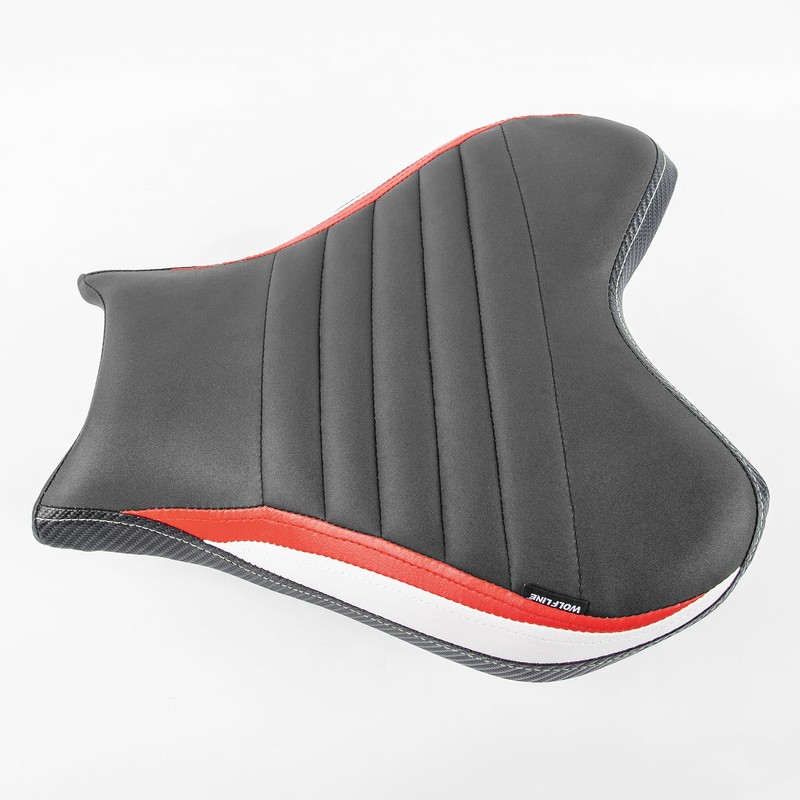 Lorababer Motorcycle Rider Solo Seat Saddle Cushion Pad Compatible with