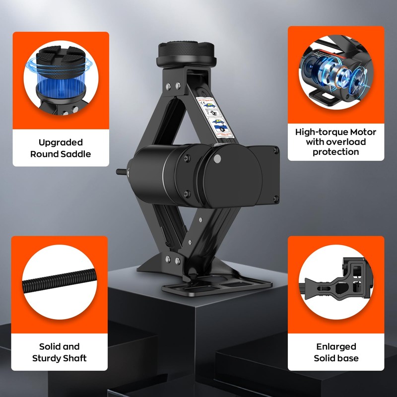 IMAYCC Electric Car Jack kit, 3 Ton Universal Tire Jack