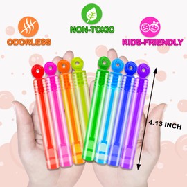Bulk Classroom Treasure Box Toys Prizes for Kids 300 Pack, Mini Small Bubble Wands Outdoor Party Favor Supplies Bulk for Toddlers, Non Candy Treat Goody Gift Bag Stuffers Fillers for Birthday Wedding
