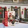 Christmas Garden Flag Welcome Xmas Chicken Winter Holiday Decorations Burlap