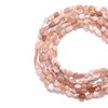 BEADIA Irregular Natural Sunstone Stone Loose Semi Gemstone Beads for