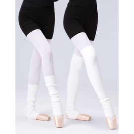 Lovdaswi Women Winter Leg Warmers Over the Knee Knitted Stirrup Socks for Ballet