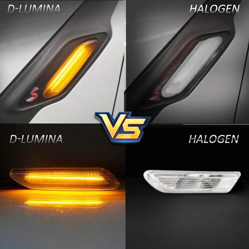 D-Lumina Sequential LED Side Marker Lights Turn Signal Blinker Lamp