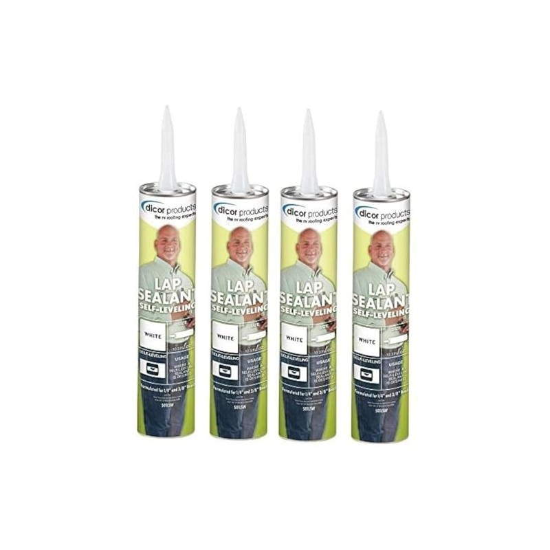 RV Wholesale Direct Dicor 501LSW-1, RV Rubber Roof Sealant Self