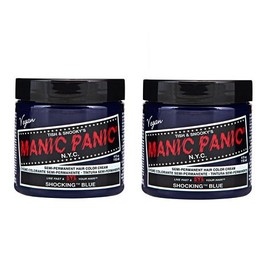 MANIC PANIC Shocking Blue, Shocking Blue, 4.0 fl oz (118 ml) (Set of 2)