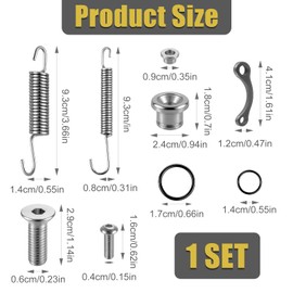 YENOVO Kickstand Spring Kit Compatible with KTM 150 200 250 300 350 450 500 505 530 XC XCF XCW EXC XCF-W EXCF EXCR, Side Stand Replacement Bolts & Fittings, Motorcycle Accessories