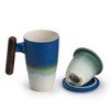 suyika Tomotime Ceramic Tea Cup with Infuser and Lid Tea