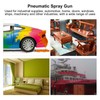 Spray Gun Set Upper Pot Gravity Feed Paint 1.8mm Fluid