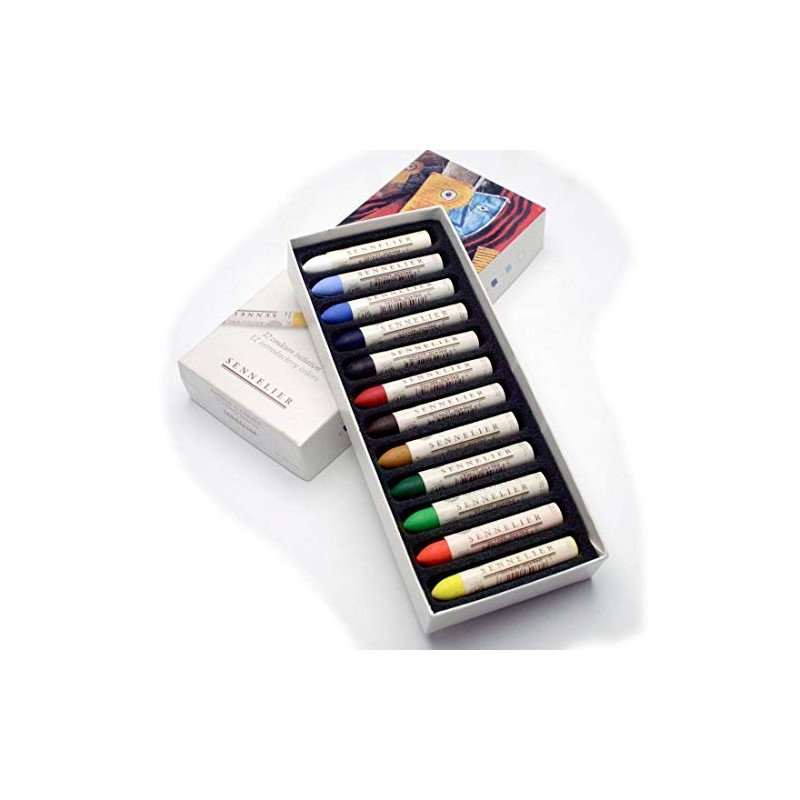 SENNELIER OIL PASTEL Set of 12 Introductory Colours